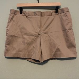 Worthington Modern Fit Shorts in Khaki Taupe - Size 14